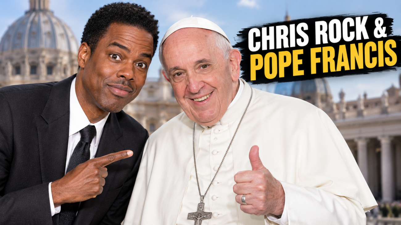 Chris rock and pope francis