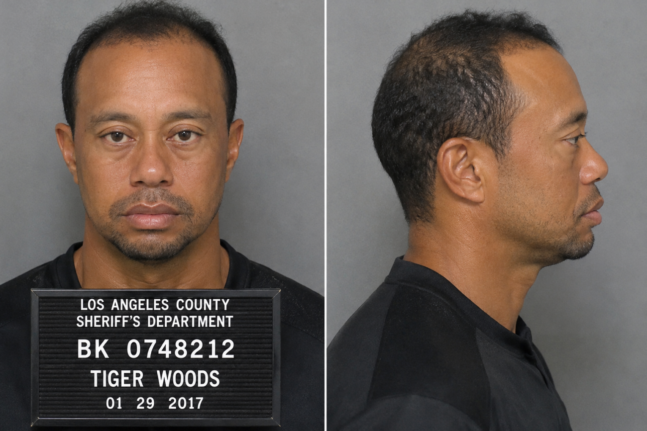 Tiger woods mugshot