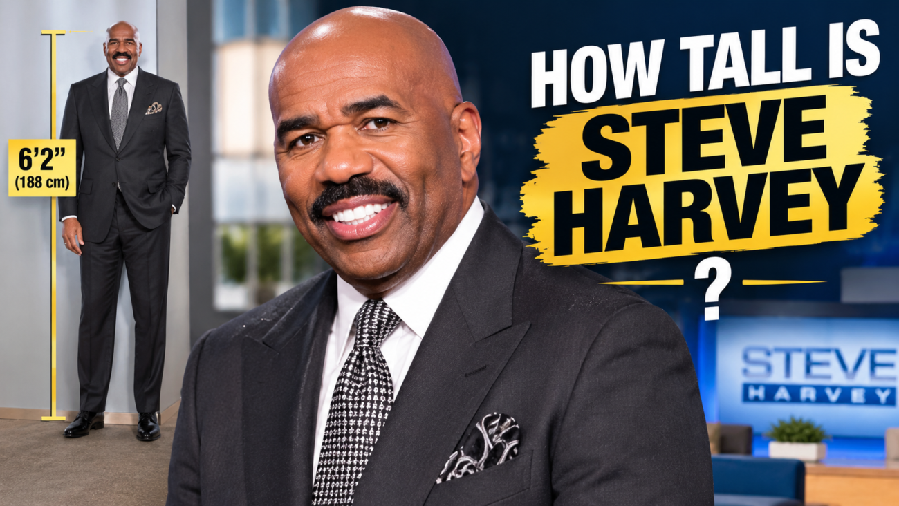How tall is steve harvey