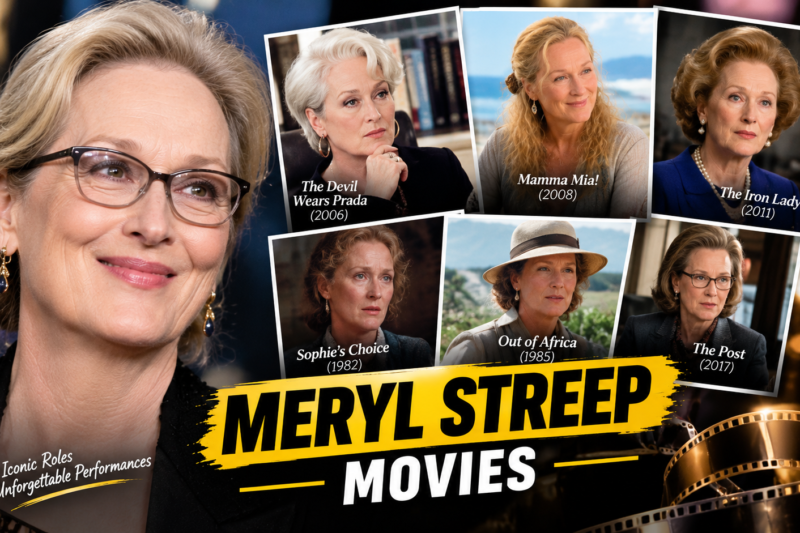 Meryl Streep Movies: Best Films, TV Shows, Complete List by Year, and More